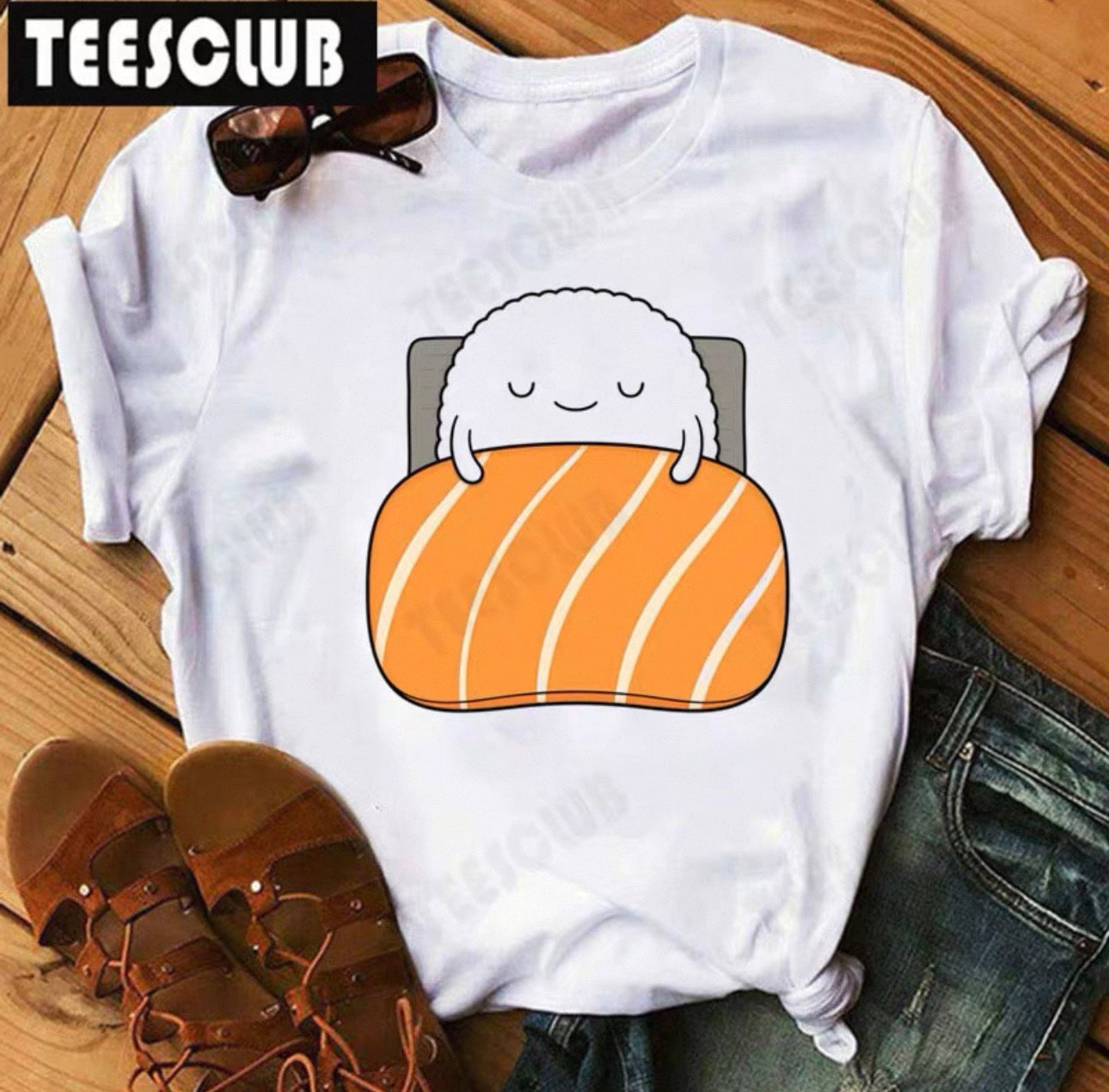 Women's Sushi Graphic Tee | Cute Kawaii T-Shirt Canada