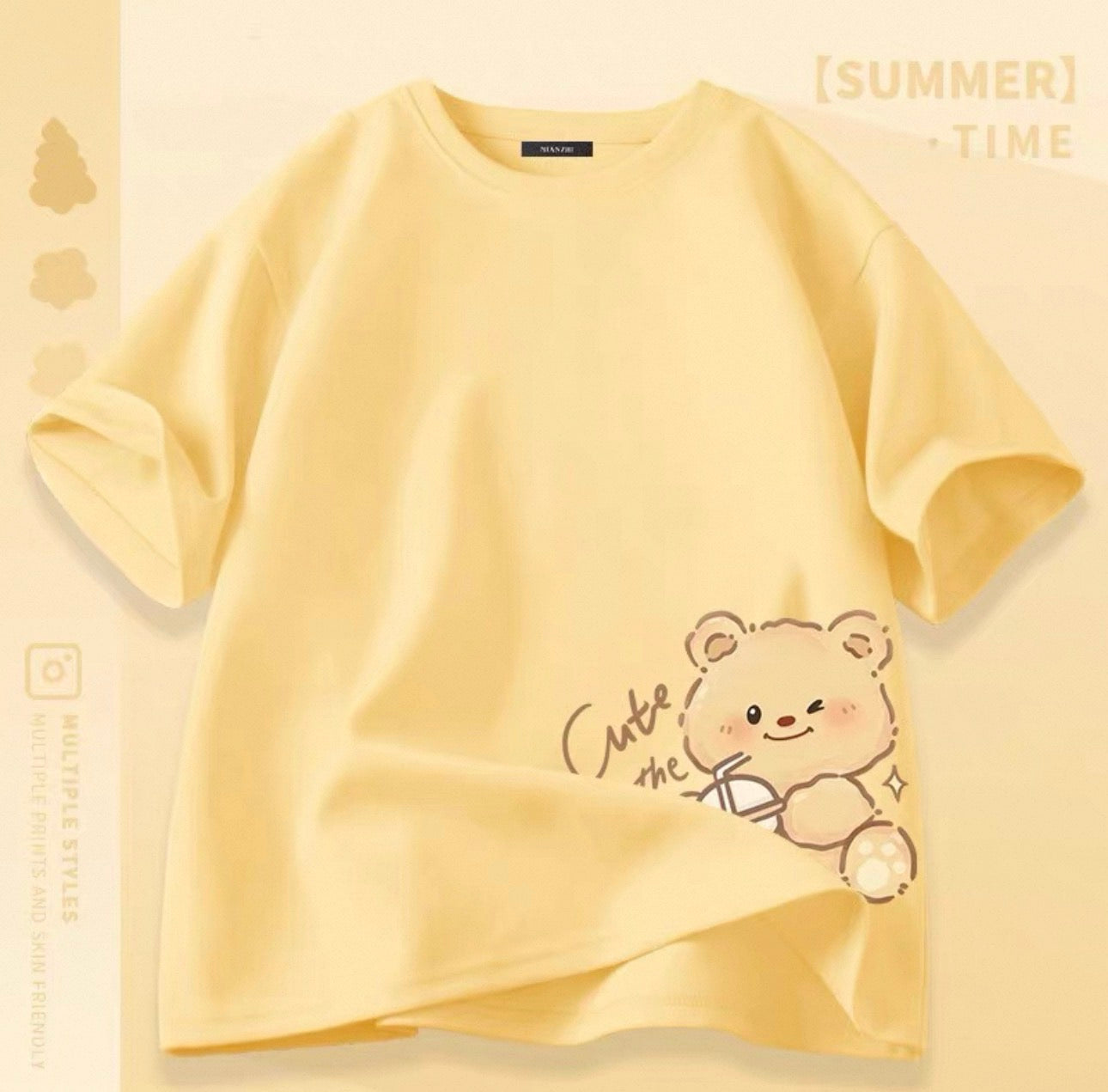 T-shirts mignons pour femmes avec motif de chat Canada | T-shirts kawaii en mélange de coton