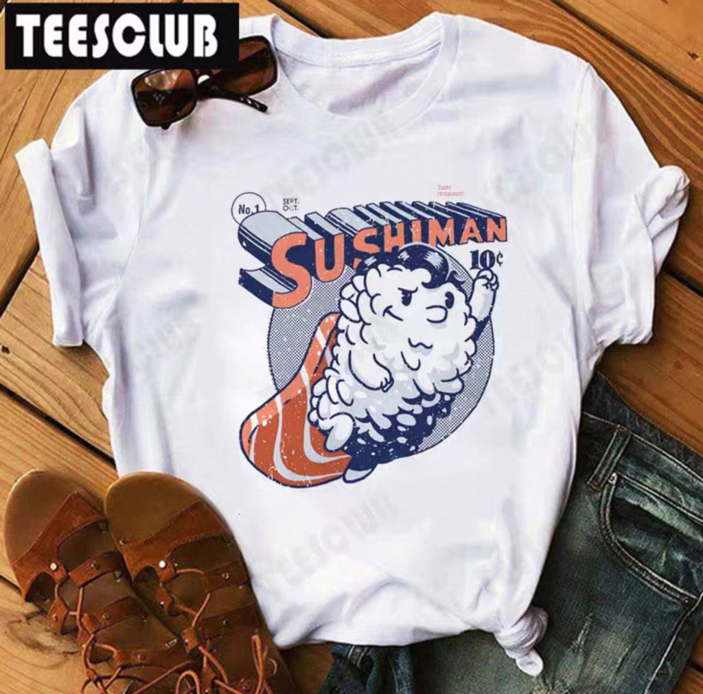 Women's Sushi Graphic Tee | Cute Kawaii T-Shirt Canada