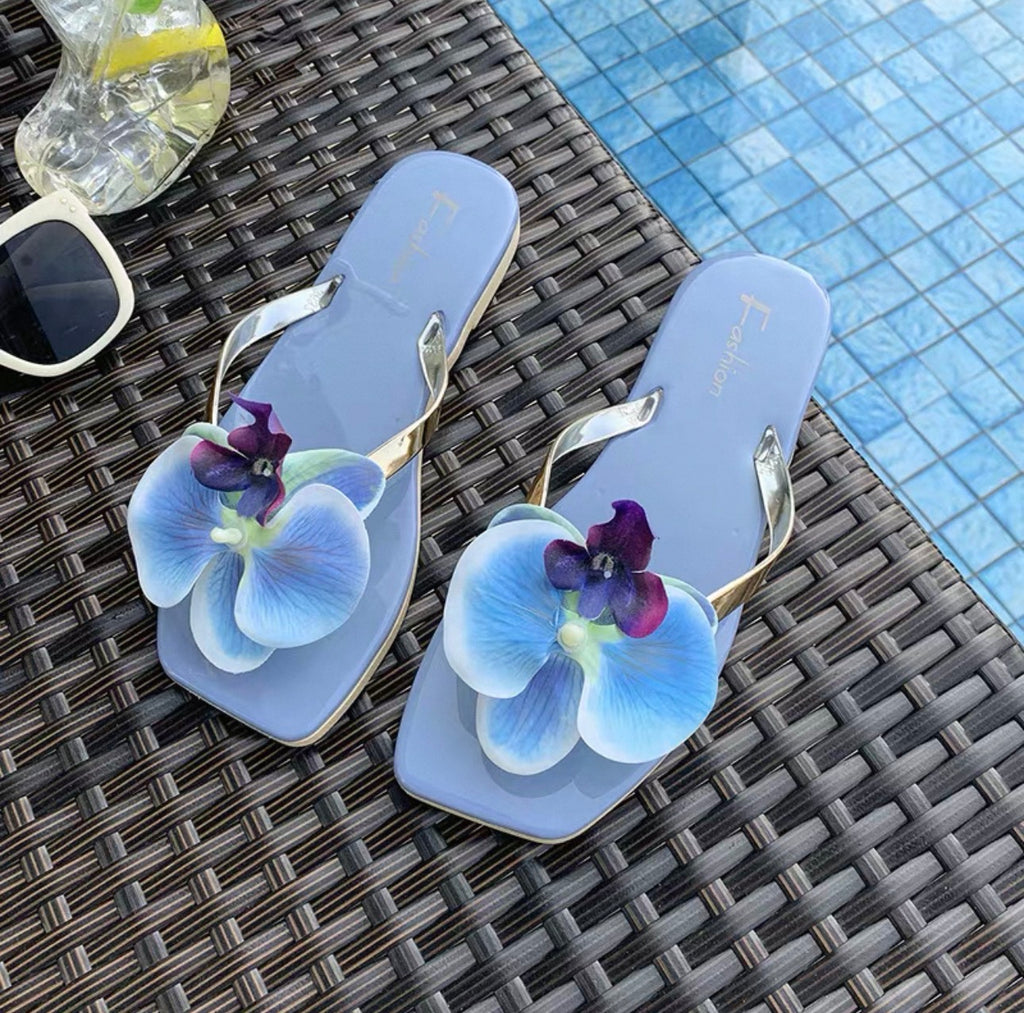 Tongs fleuries pour femmes Canada | Sandales de plage