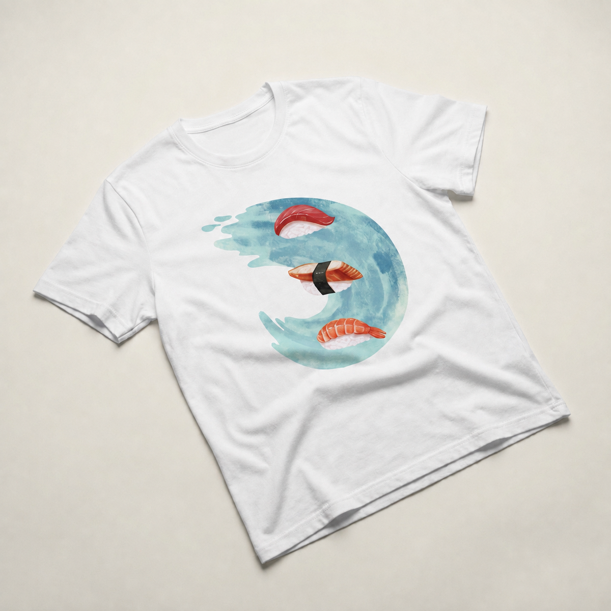 Sushi Wave Graphic Tee | Sushi