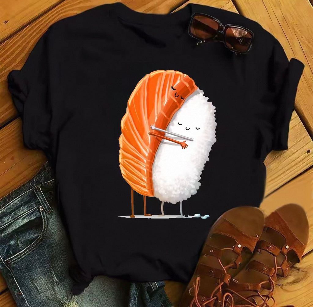 Women's Sushi Graphic Tee | Cute Kawaii T-Shirt Canada