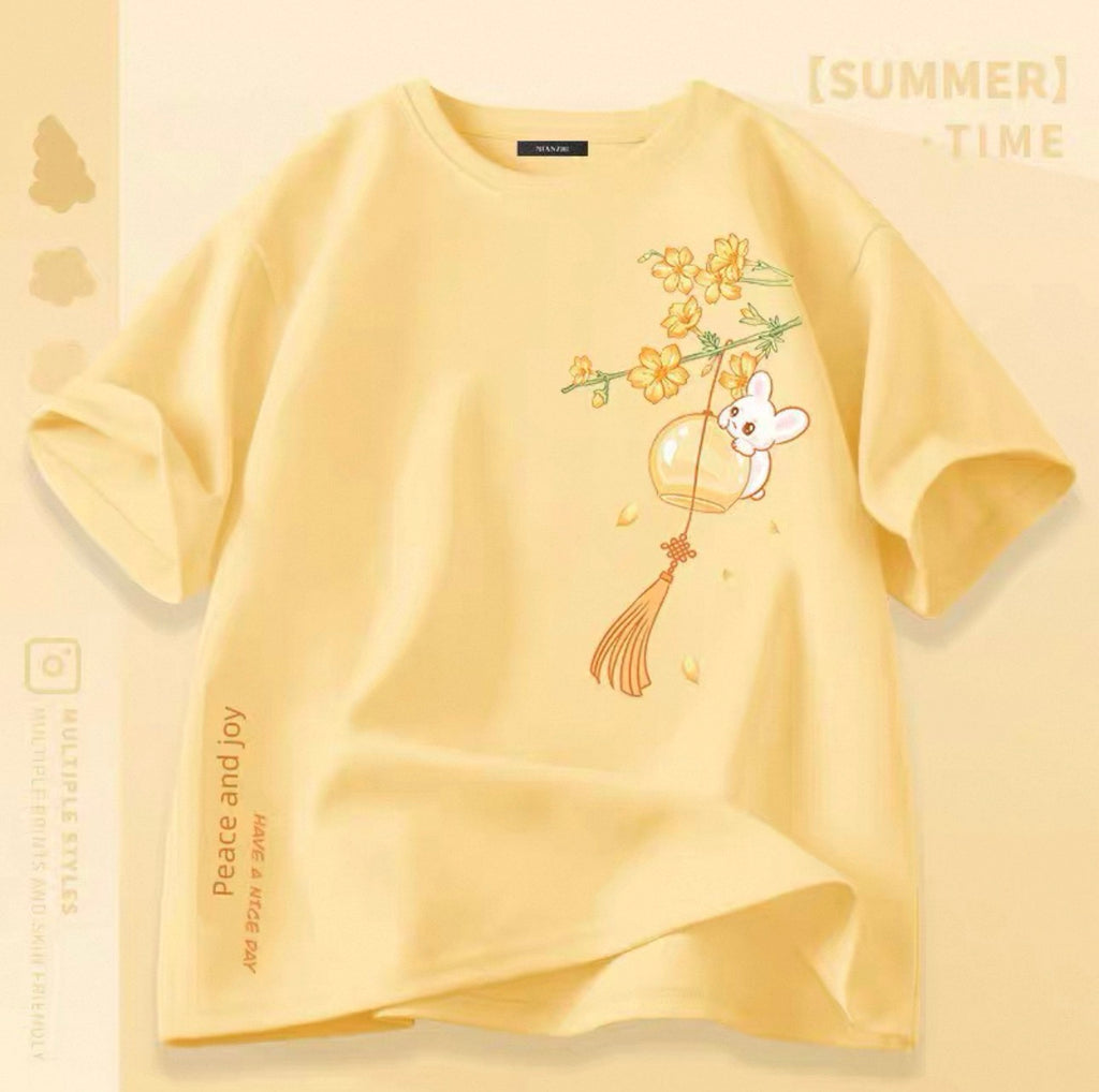 T-shirts mignons pour femmes avec motif de chat Canada | T-shirts kawaii en mélange de coton