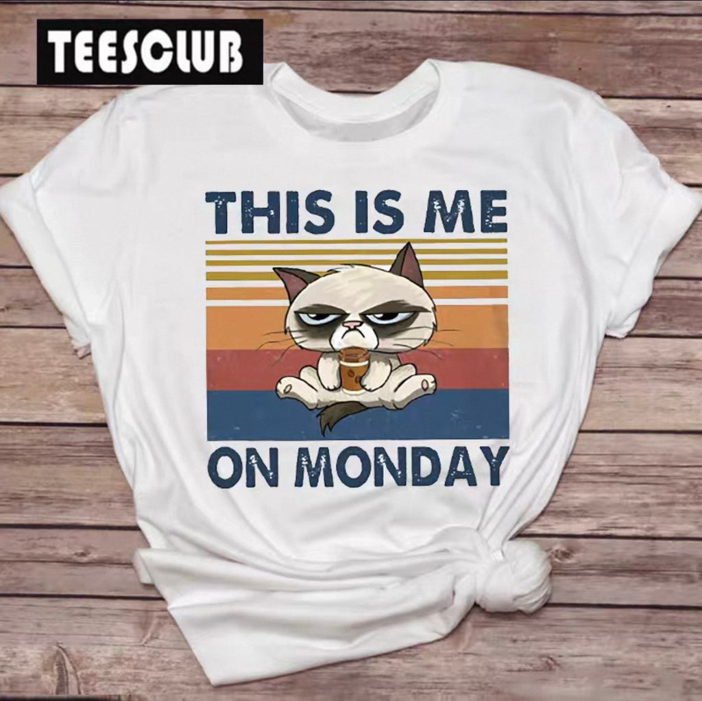 Women's Funny Cat Graphic Tees Canada | Sassy Shirts Under $20