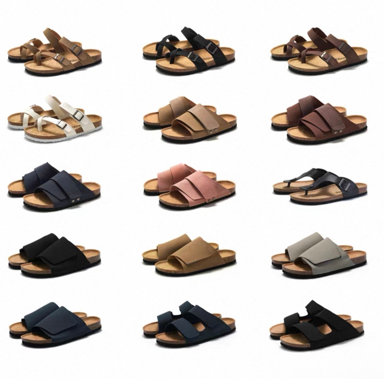 Sandales en liège Canada | Chaussons à enfiler pour hommes et femmes