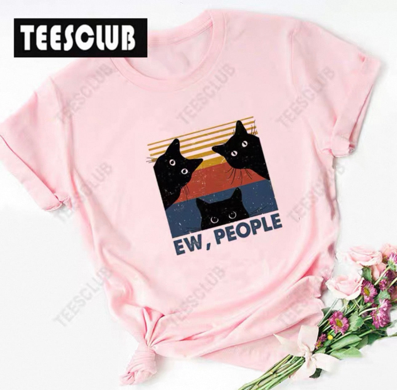 Women's Funny Cat Graphic Tees Canada | Sassy Shirts Under $20