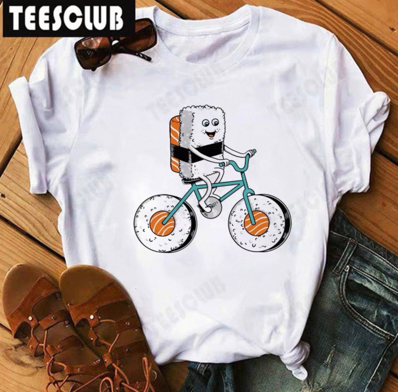 T-shirt graphique Sushi pour femme | T-shirt mignon Kawaii Canada