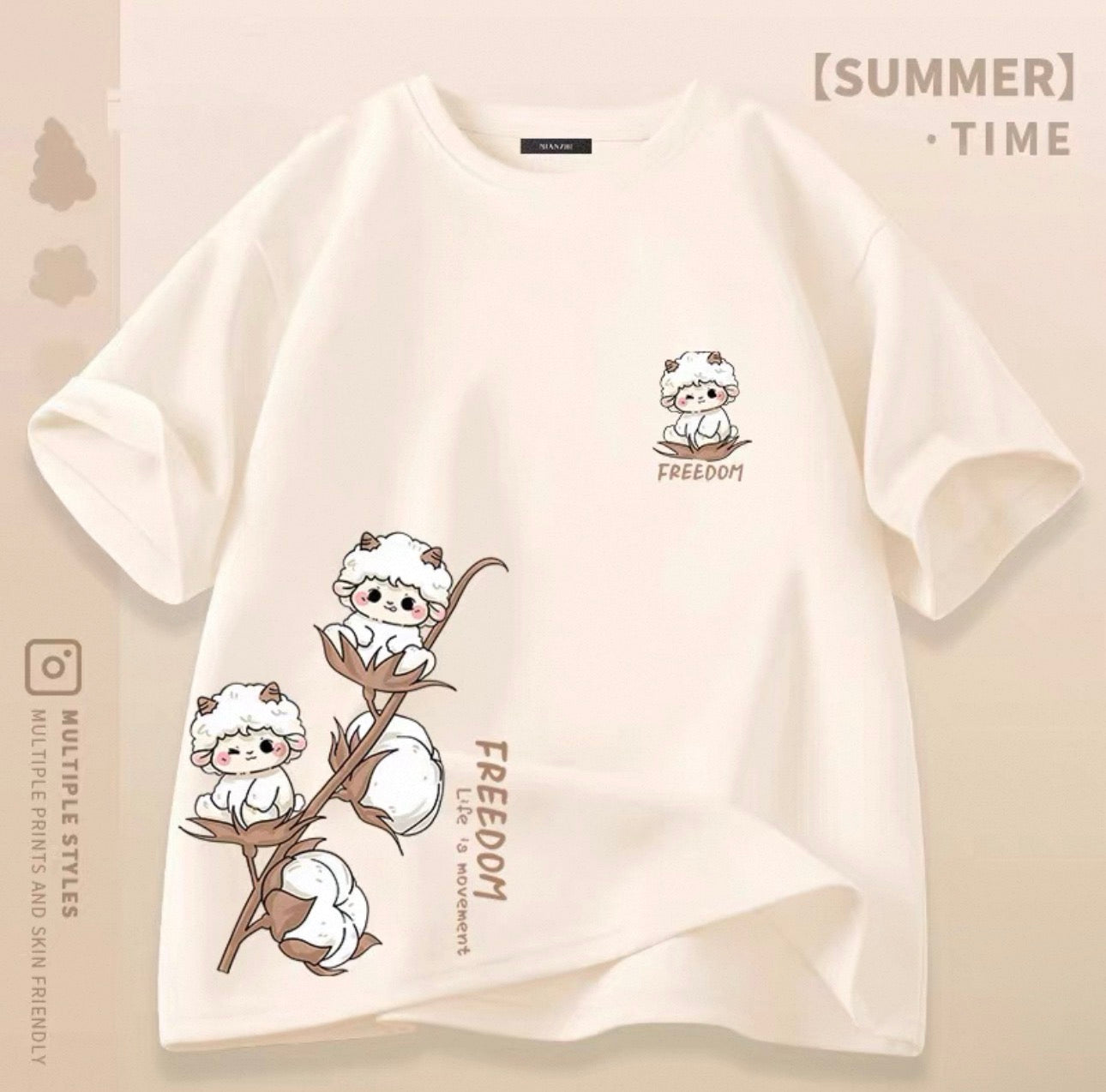 T-shirts mignons pour femmes avec motif de chat Canada | T-shirts kawaii en mélange de coton
