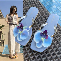 Tongs fleuries pour femmes Canada | Sandales de plage