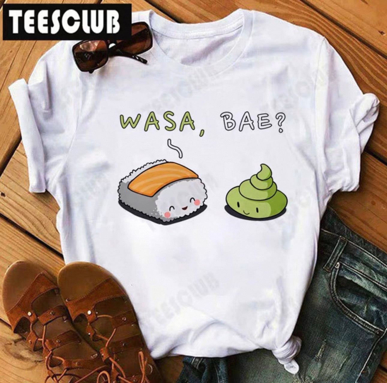 T-shirt graphique Sushi pour femme | T-shirt mignon Kawaii Canada