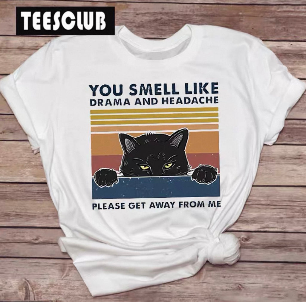 Women's Funny Cat Graphic Tees Canada | Sassy Shirts Under $20