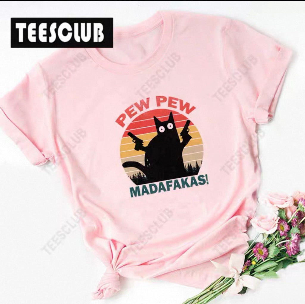 Women's Funny Cat Graphic Tees Canada | Sassy Shirts Under $20