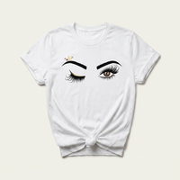 Wink with Small Crown Tee | Lash & Beauty