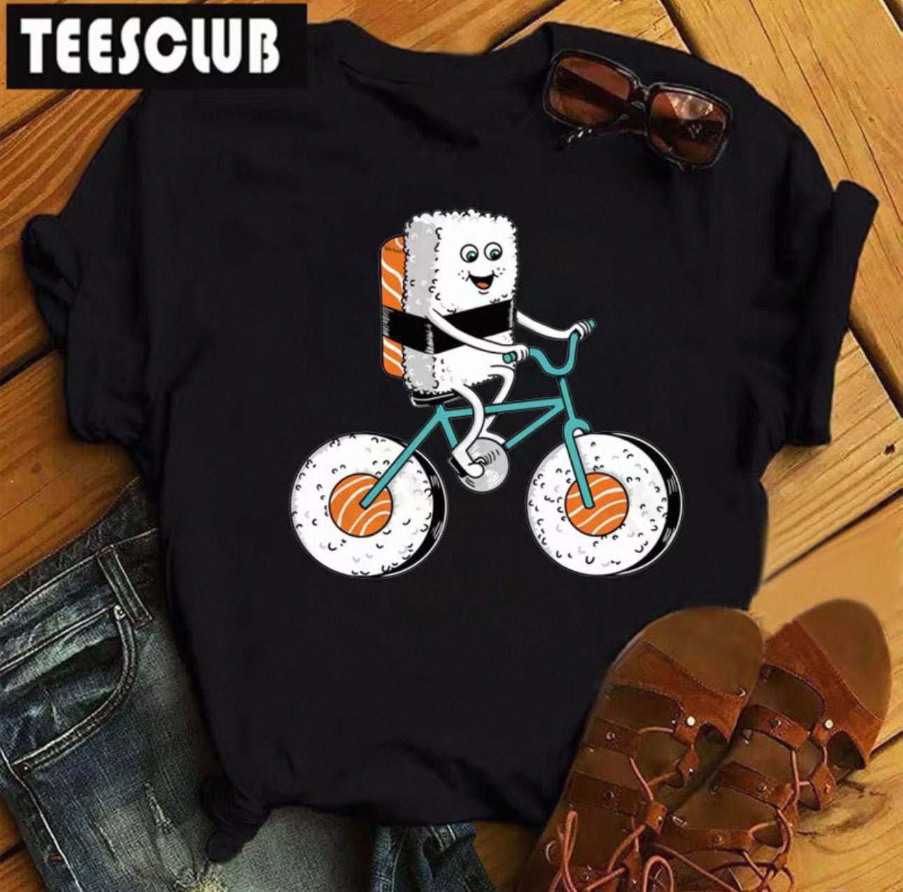 Women's Sushi Graphic Tee | Cute Kawaii T-Shirt Canada