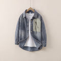 Boys' Denim Shirt with Utility Pocket Patch | Parcel Theory Canada