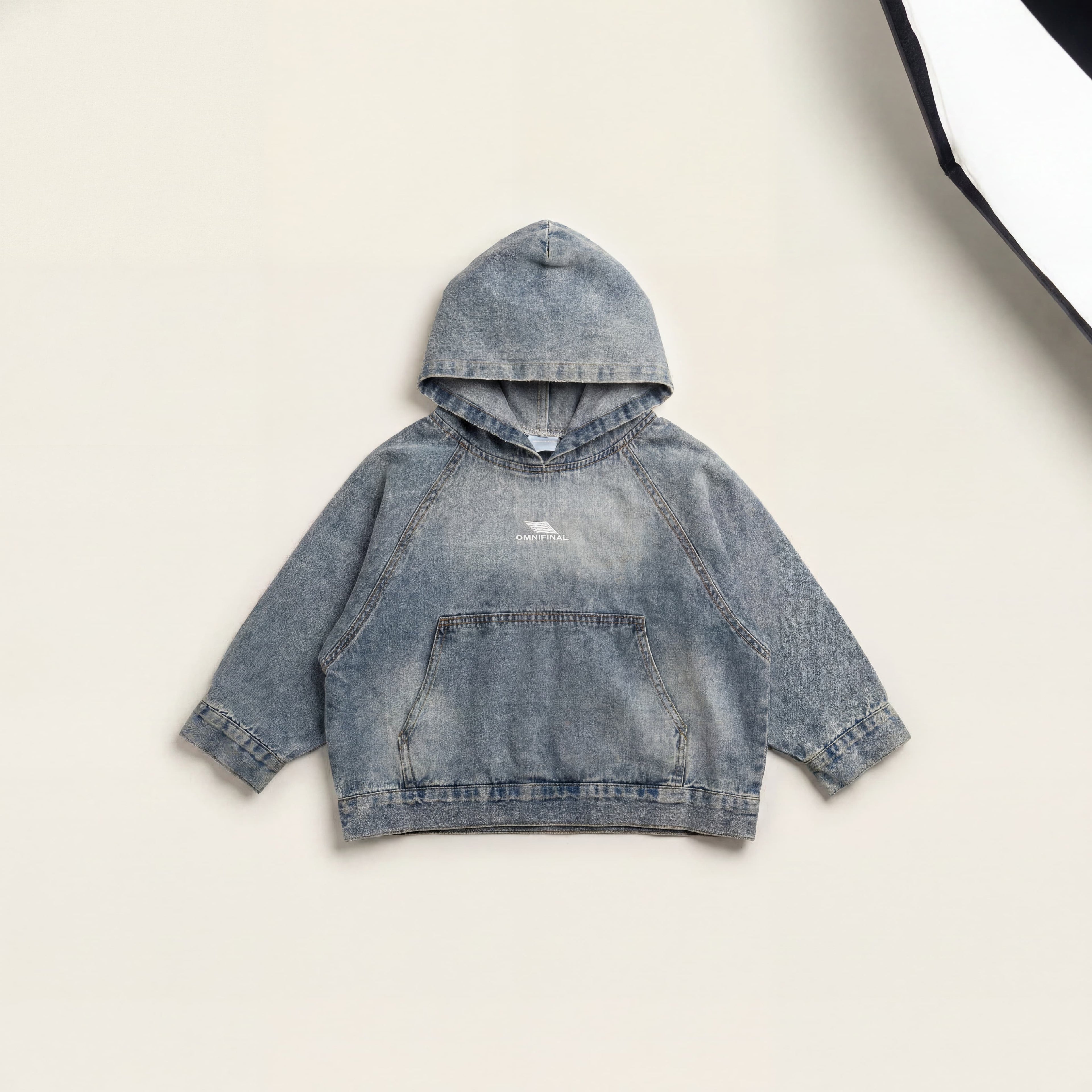 Ensemble gilet à capuchon et pantalon en denim déchiré pour garçons Canada