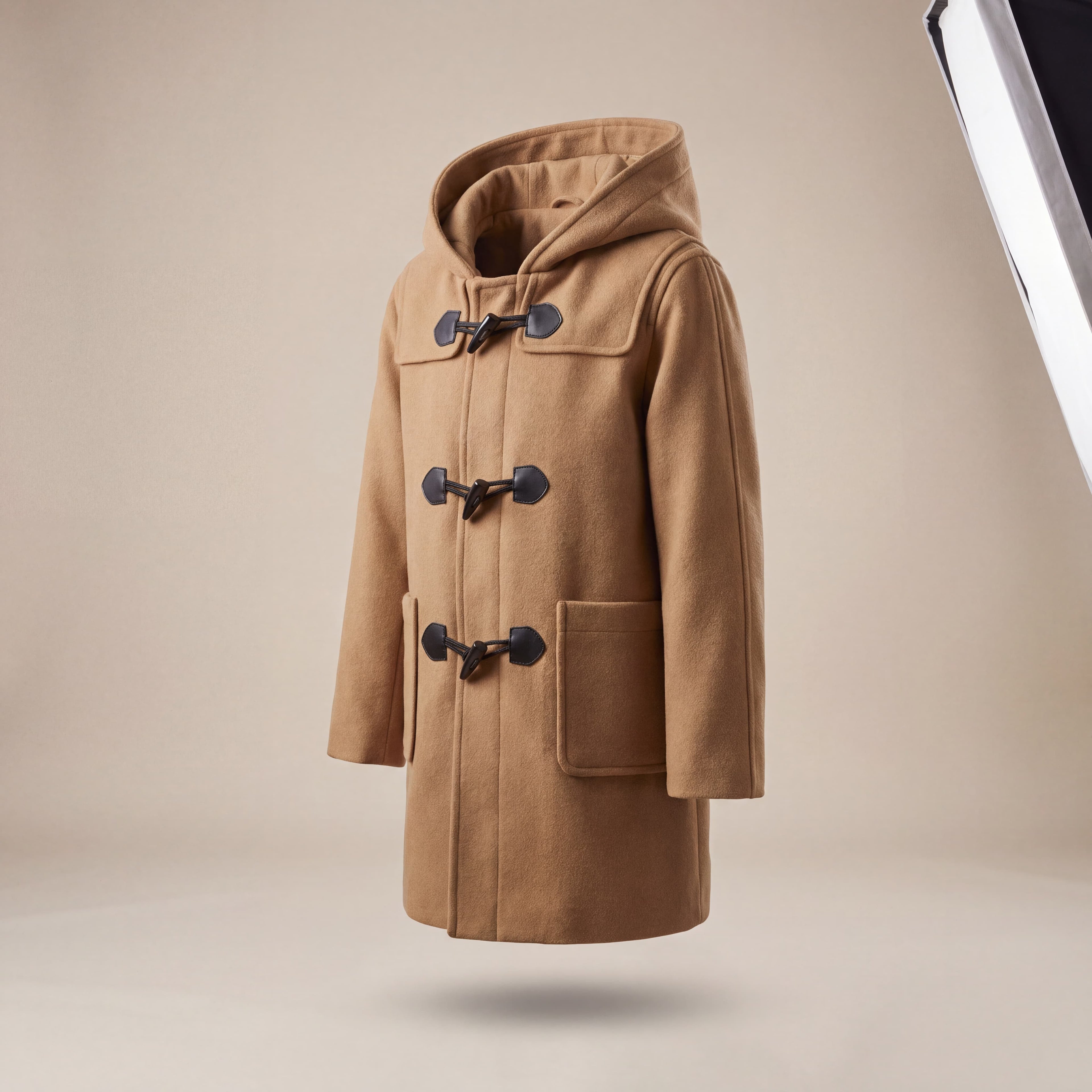 Pea coat en laine à capuche pour garçon - Style britannique | Canada