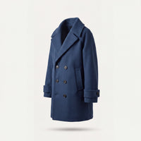 Pea coat en laine pour garçons Canada | Trench-coat style britannique