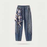 Boys' Retro Denim Jeans with Flannel Tie Detail | Canada