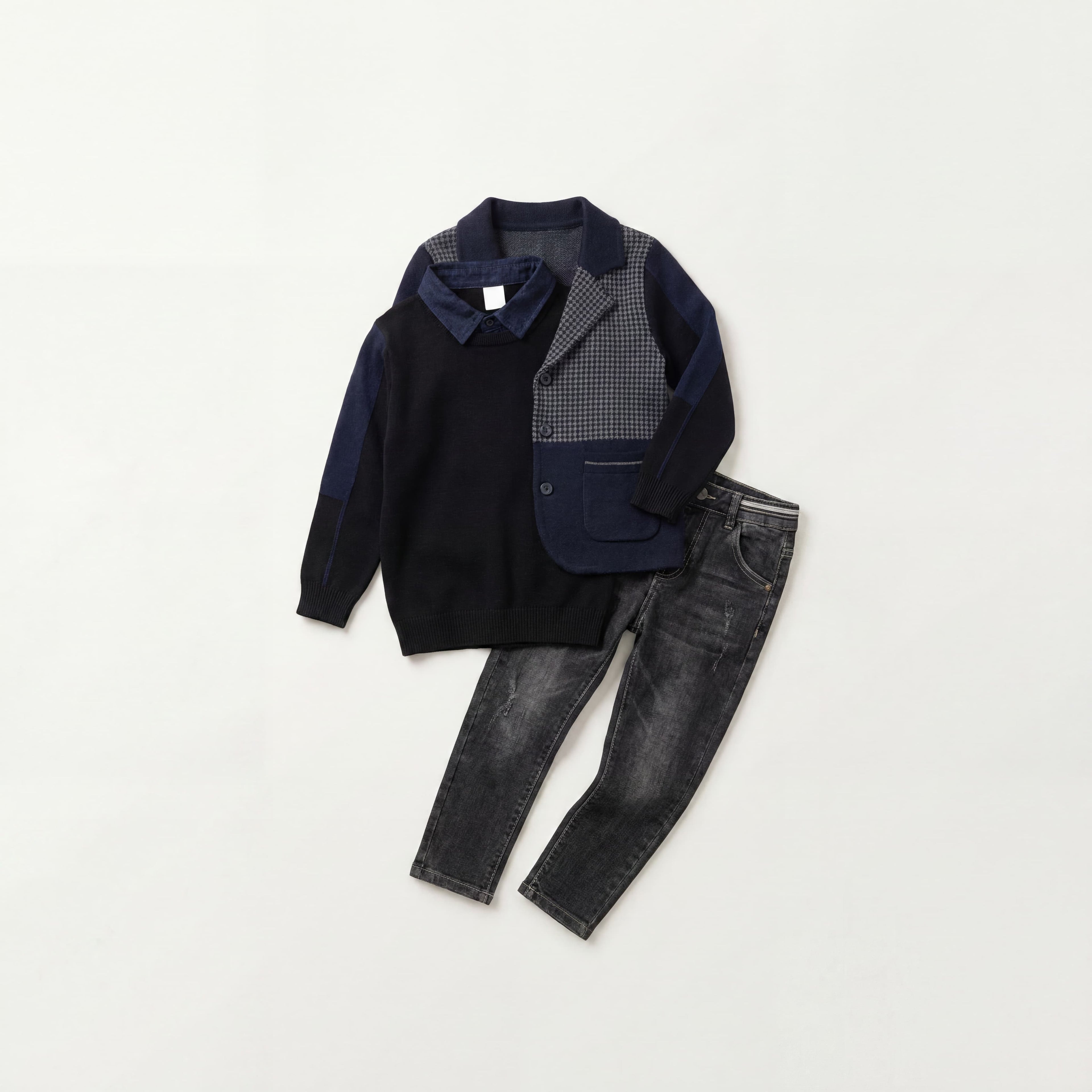 Ensemble tenue noire blazer et jean pour garçon | Canada