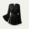 Mini-robe dos nu à manches cloche pour femme Canada | Parcel Theory