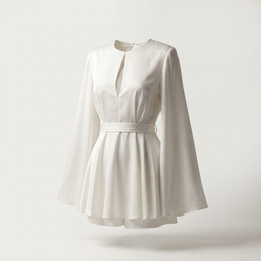 Mini-robe dos nu à manches cloche pour femme Canada | Parcel Theory