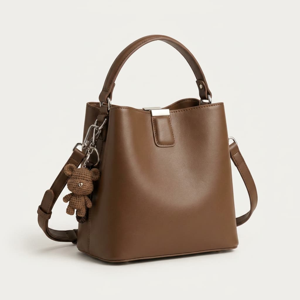 Sac à main seau pour femme Canada - Design bicolore