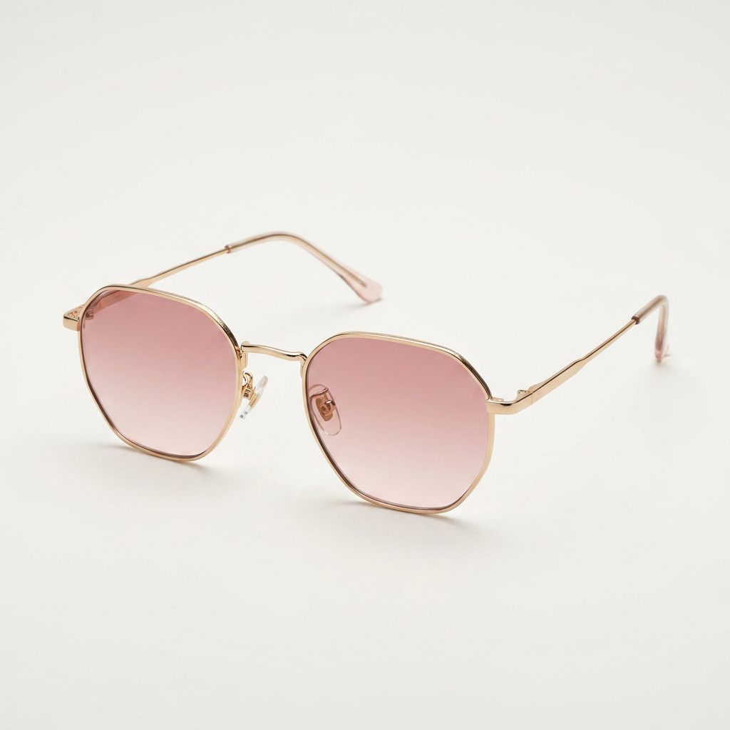 Lunettes de soleil à verres photochromiques pour femme Canada | Monture dorée