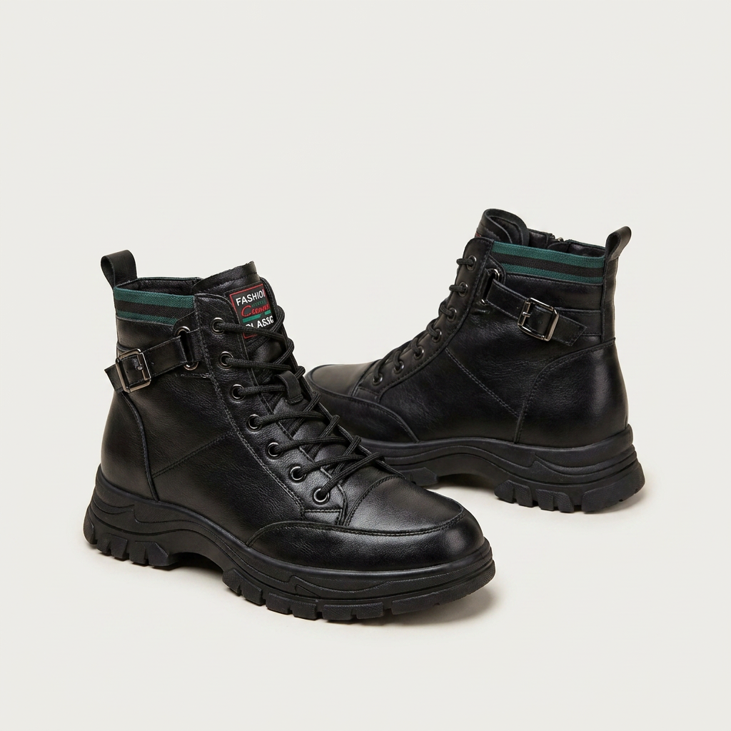 Bottes de combat plateforme femme Canada | Bottines chunky