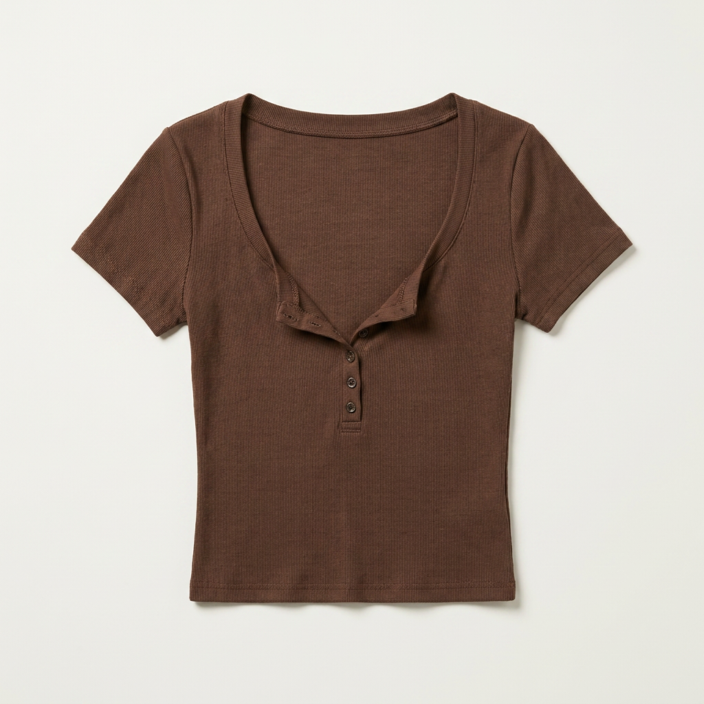 Women's Deep V Low-Cut Crop Top Canada | Fitted Short Sleeve Tees