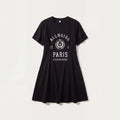 Women's Paris Letter Print A-Line Dress Canada