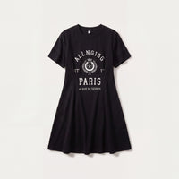 Women's Paris Letter Print A-Line Dress Canada