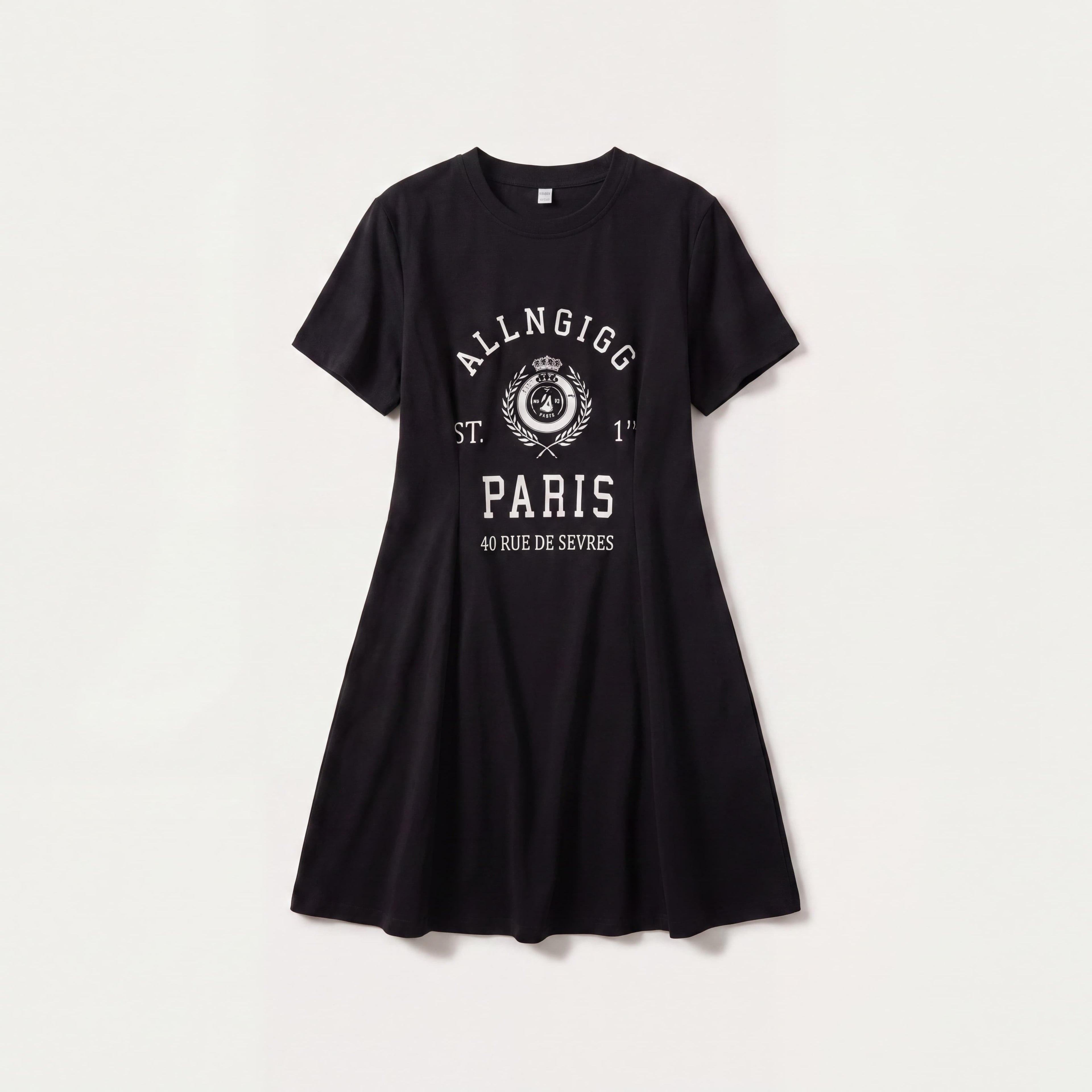 Women's Paris Letter Print A-Line Dress Canada