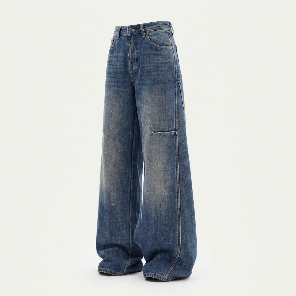 Jeans taille haute amples pour femme | Parcel Theory Canada