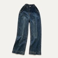 Jean large femme taille haute délavé vintage | Canada