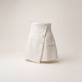 Jupe-short asymétrique boutonnée taille haute pour femme | Magasinez au Canada