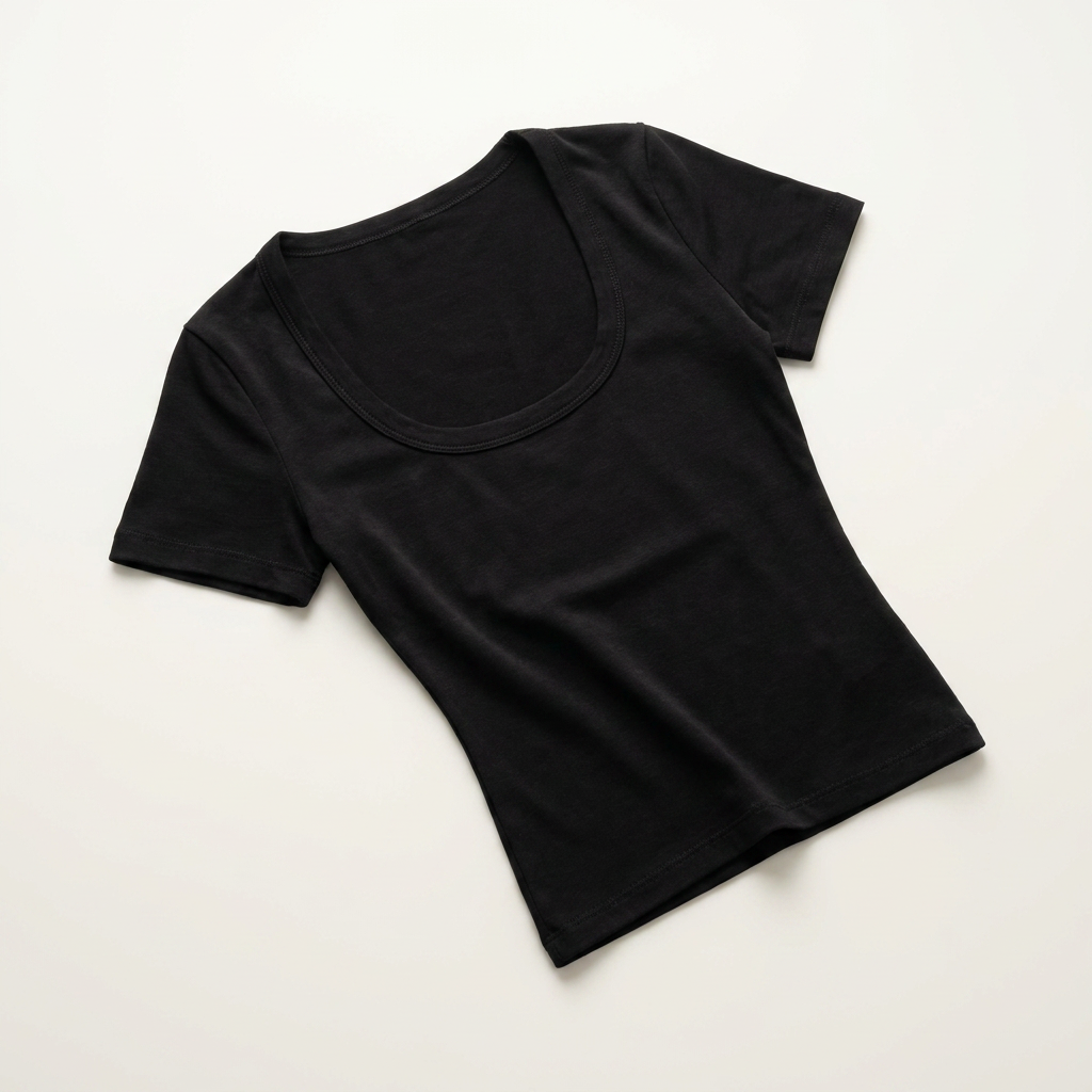 Women's Slim Fit Crop Top T-Shirt Canada | Parcel Theory