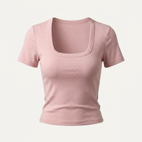 T-shirt Court Slim Fit Femme Canada | Parcel Theory