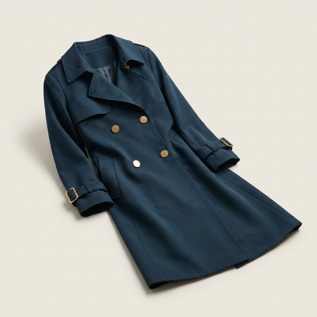 Mid-Length Trench Coat Canada | Spring Slim Fit