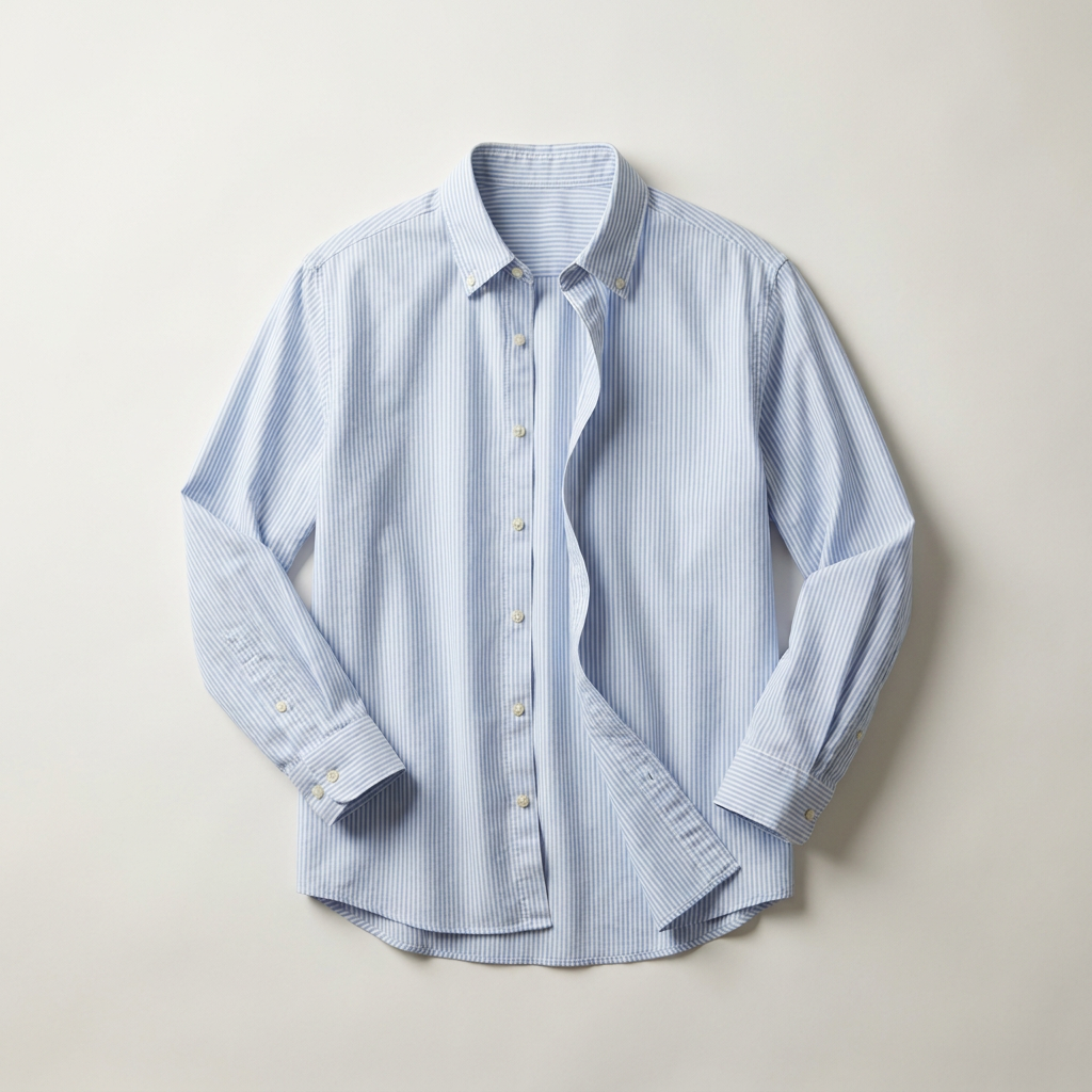 Blue Striped Button Down Shirt for Girls | Canada