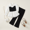 Ensemble chemise à col et pantalon évasé pour filles | Canada