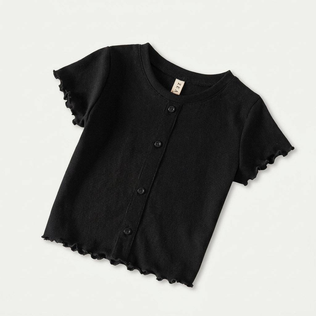 Girls' Short Sleeve Button-Front T-Shirts Canada