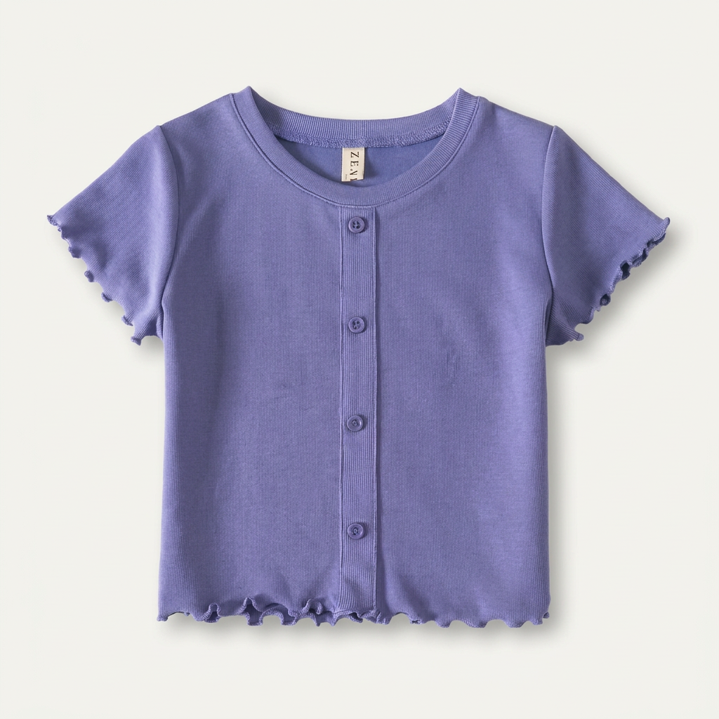Girls' Short Sleeve Button-Front T-Shirts Canada