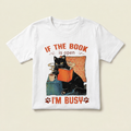 Book Busy Graphic Tee | Funny Cat