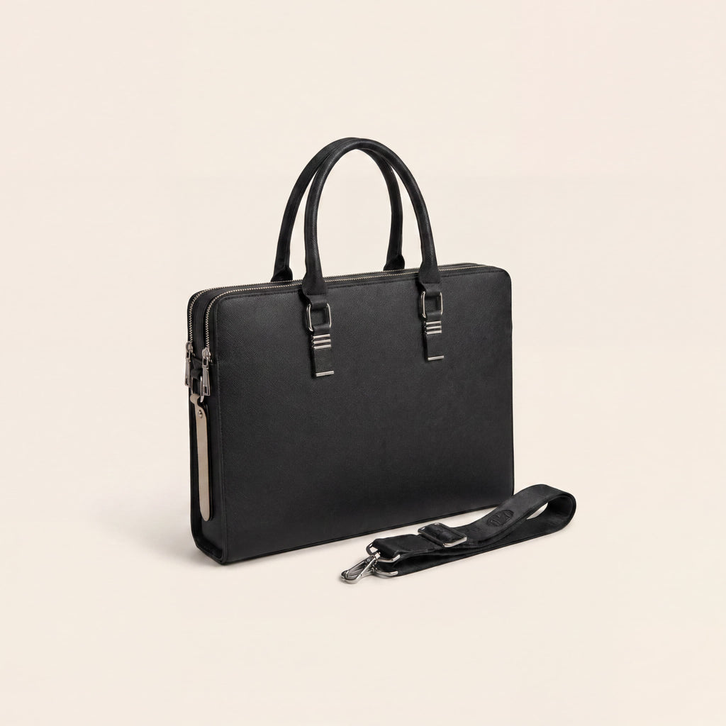 Sac porte-documents en cuir pour ordinateur portable pour hommes Canada | Parcel Theory
