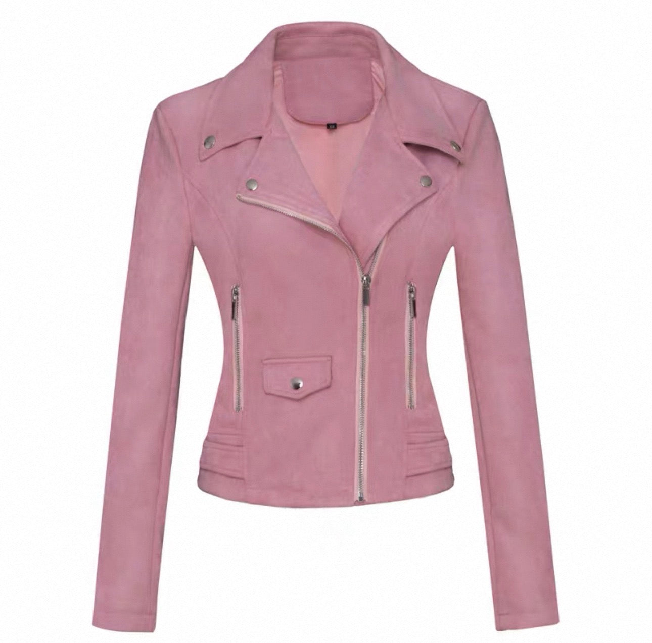Veste de motard en daim pour femme Canada | Coupe slim style motard